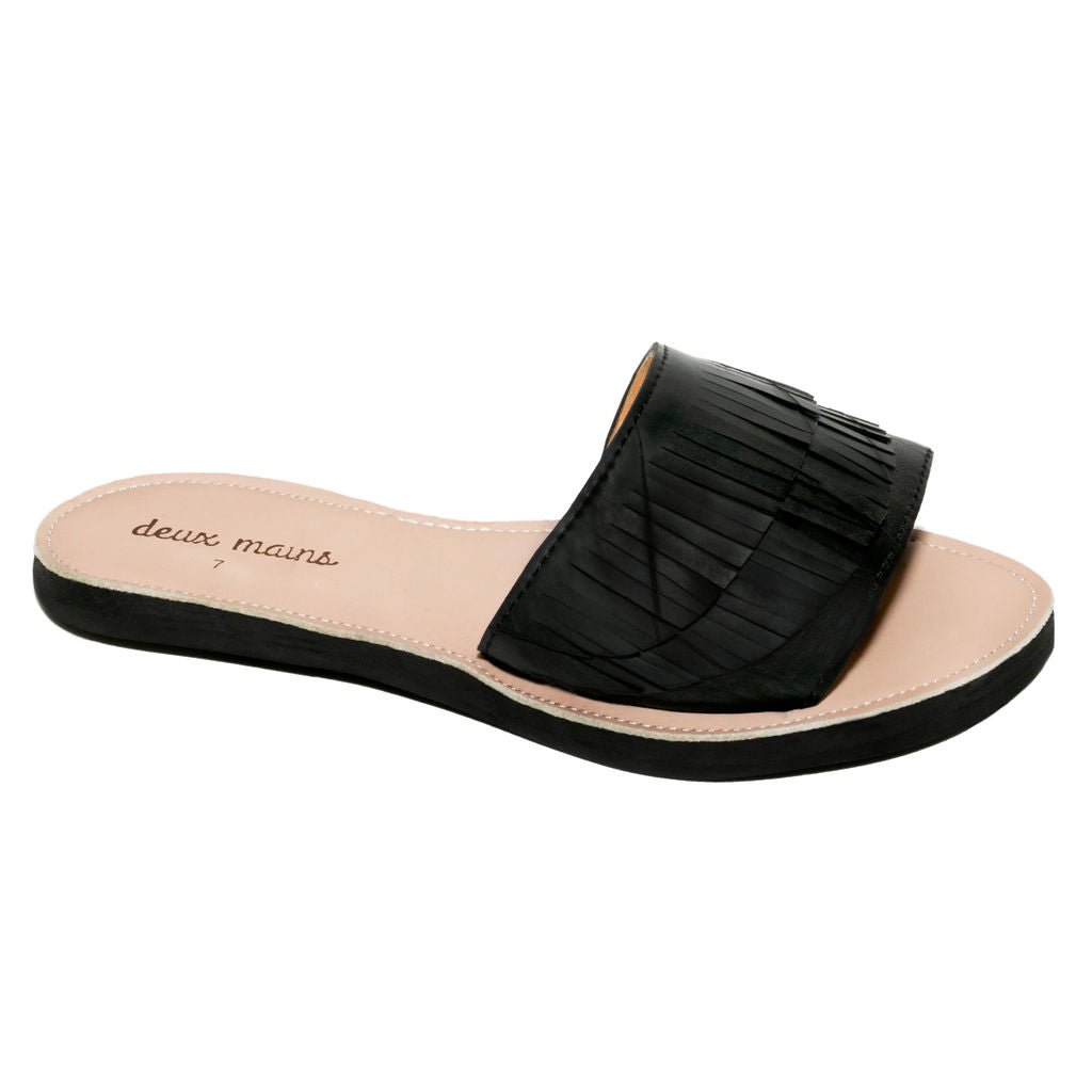 Fringe Slide Sandal - Wear and Wander