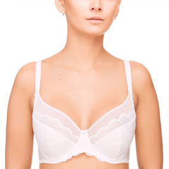 Full Figure Unlined Bra Lauma Vivian Pink - Wear and Wander