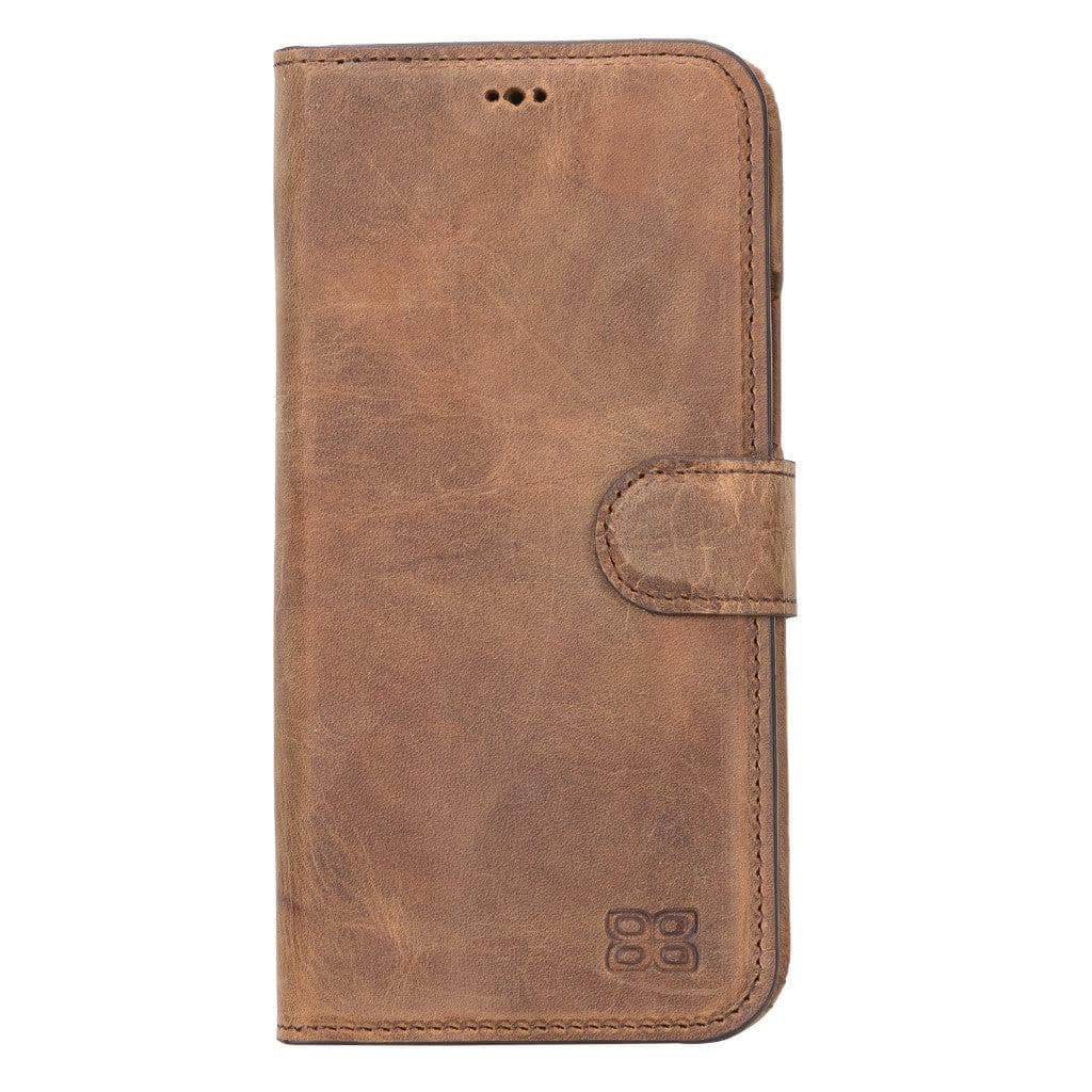 Full Leather Coating Detachable Wallet Case for Apple iPhone 13 Series - Wear and Wander