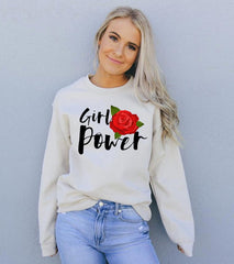 Girl Power Sweatshirt - Wear and Wander