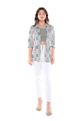 Glaze Print Semi Casual Blazer - Wear and Wander