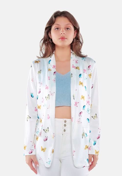 Glaze Print Semi Casual Blazer - Wear and Wander