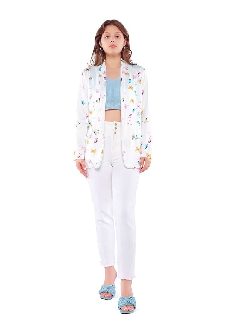 Glaze Print Semi Casual Blazer - Wear and Wander