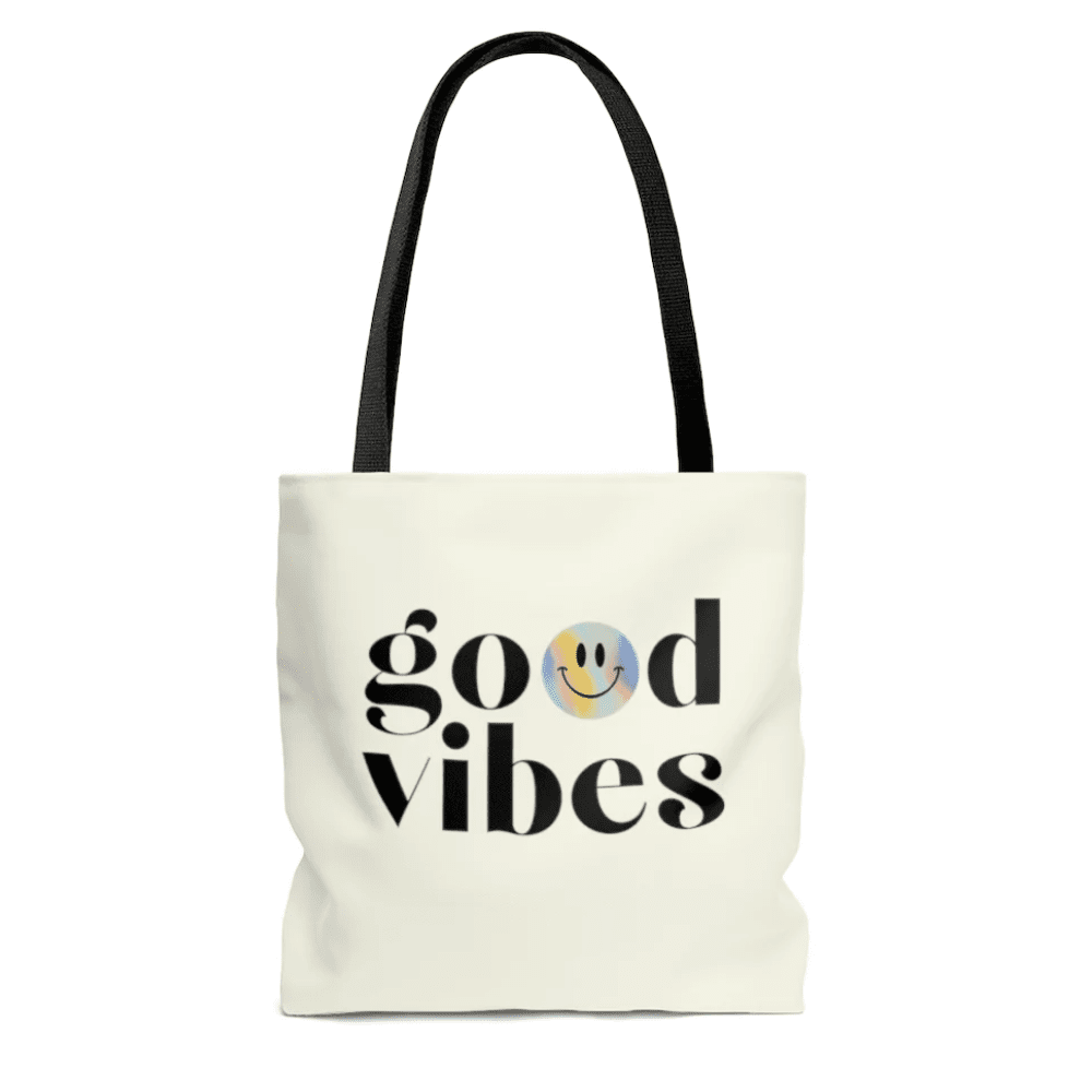 Good Vibes Beach Shopper Tote Bag Medium - Wear n Wander