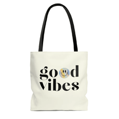 Good Vibes Beach Shopper Tote Bag Medium - Wear n Wander