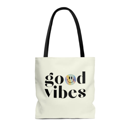 Good Vibes Beach Shopper Tote Bag Medium - Wear n Wander