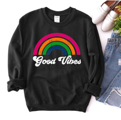 Good Vibes Sweatshirt - Wear and Wander