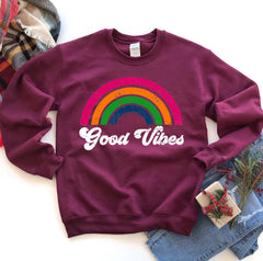 Good Vibes Sweatshirt - Wear and Wander