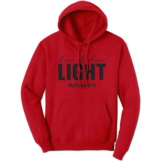 Graphic Hoodie Sweatshirt, be the Light Matthew 5:14 Hooded Shirt - Wear and Wander