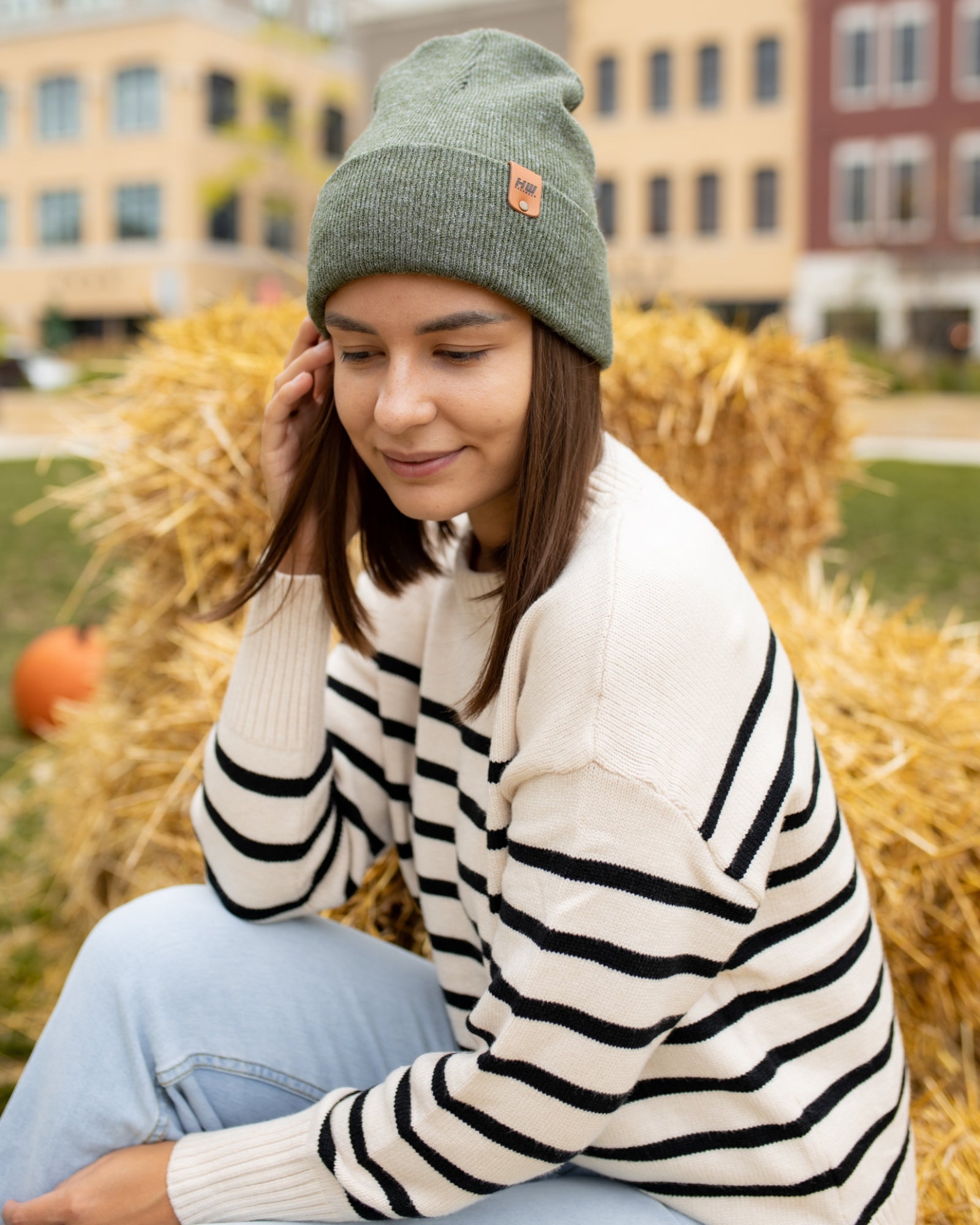 HAAKWEAR Knit Cuffed Beanie - Forest Green - Wear and Wander