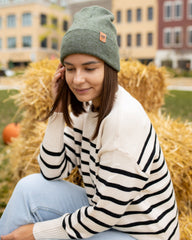 HAAKWEAR Knit Cuffed Beanie - Forest Green - Wear and Wander