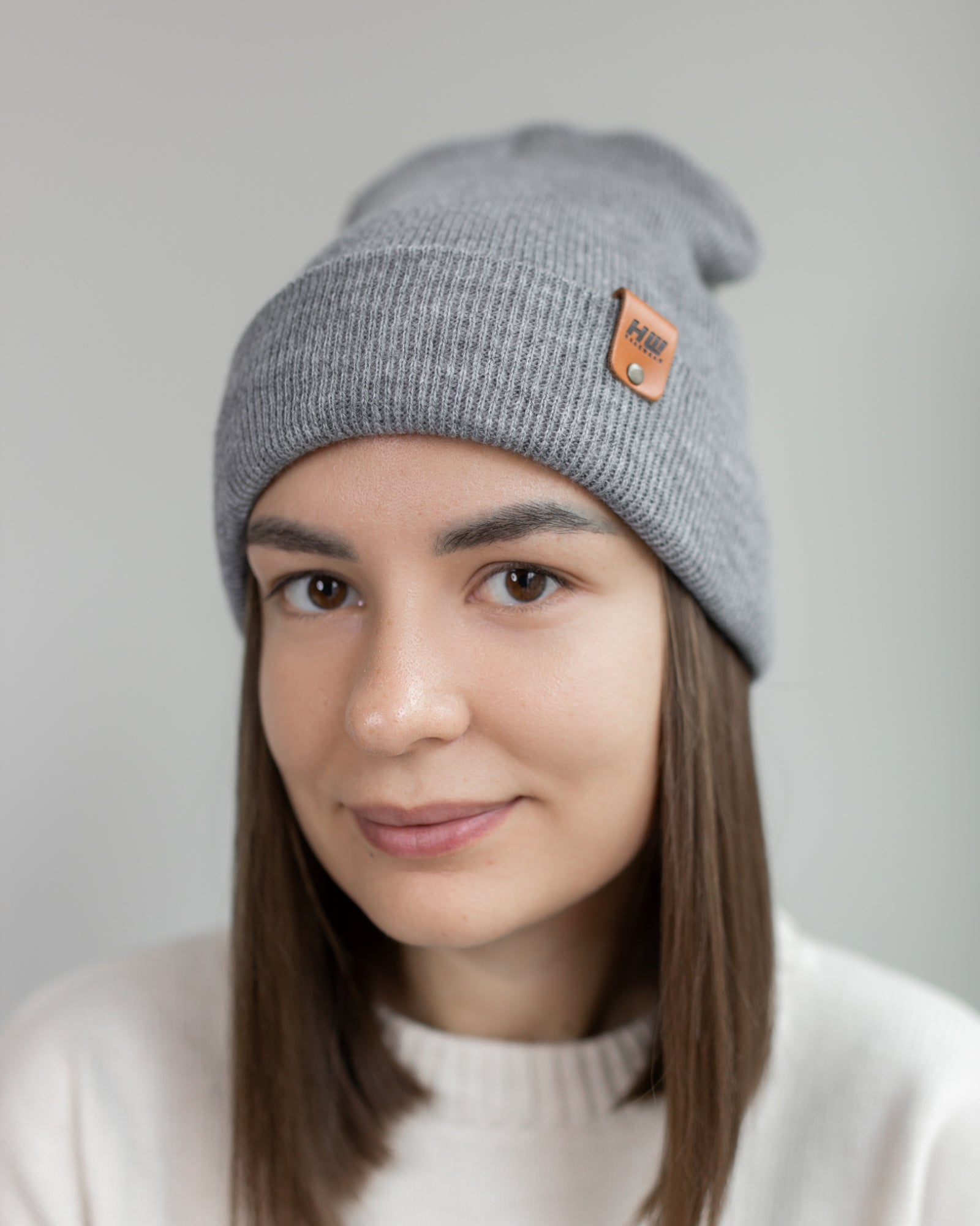 HAAKWEAR Knit Cuffed Beanie - Koala Gray - Wear and Wander