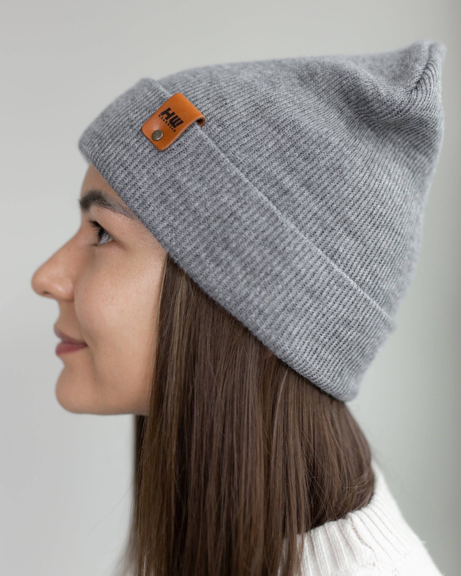 HAAKWEAR Knit Cuffed Beanie - Koala Gray - Wear and Wander