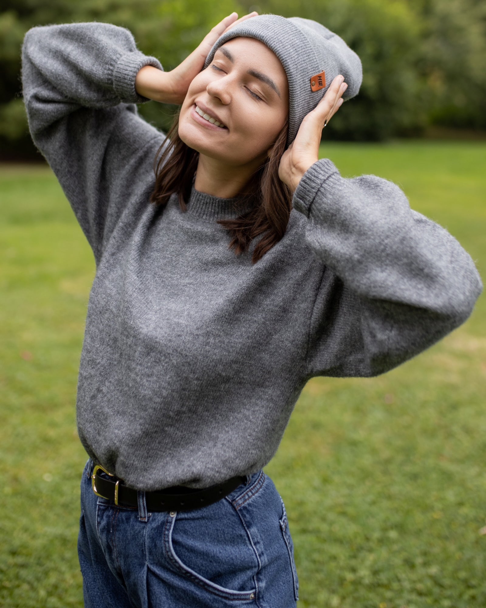 HAAKWEAR Knit Cuffed Beanie - Koala Gray - Wear and Wander