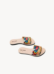 Hand Painted Slide Sandal - Wear and Wander