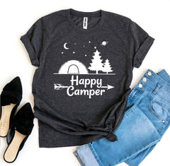 Happy Camper T-shirt - Wear and Wander