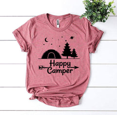 Happy Camper T-shirt - Wear and Wander
