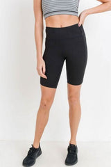 Highwaist Bermuda Leggings with Vertical Zipper - Wear and Wander