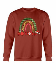 HO HO HO Rainbow Santa Christmas Sweatshirt - Wear and Wander