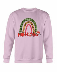 HO HO HO Rainbow Santa Christmas Sweatshirt - Wear and Wander