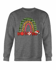 HO HO HO Rainbow Santa Christmas Sweatshirt - Wear and Wander