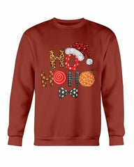 HO HO HO Santa Cap Christmas Sweatshirt - Wear and Wander