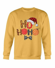HO HO HO Santa Cap Christmas Sweatshirt - Wear and Wander