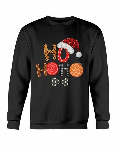 HO HO HO Santa Cap Christmas Sweatshirt - Wear and Wander