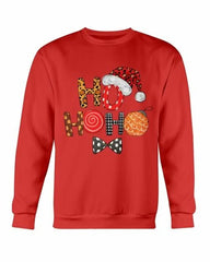 HO HO HO Santa Cap Christmas Sweatshirt - Wear and Wander