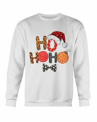 HO HO HO Santa Cap Christmas Sweatshirt - Wear and Wander