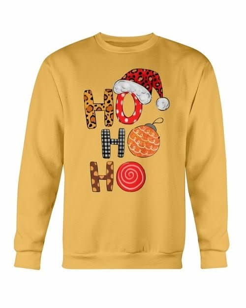 HO HO HO Santa Christmas Cap Sweatshirt - Wear and Wander