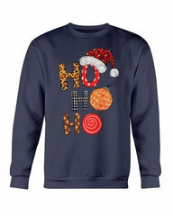 HO HO HO Santa Christmas Cap Sweatshirt - Wear and Wander