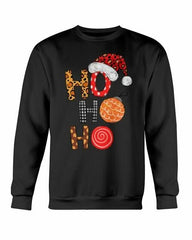 HO HO HO Santa Christmas Cap Sweatshirt - Wear and Wander