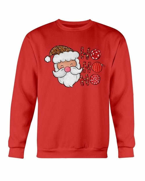 HO HO HO Santa Christmas Sweatshirt - Wear and Wander