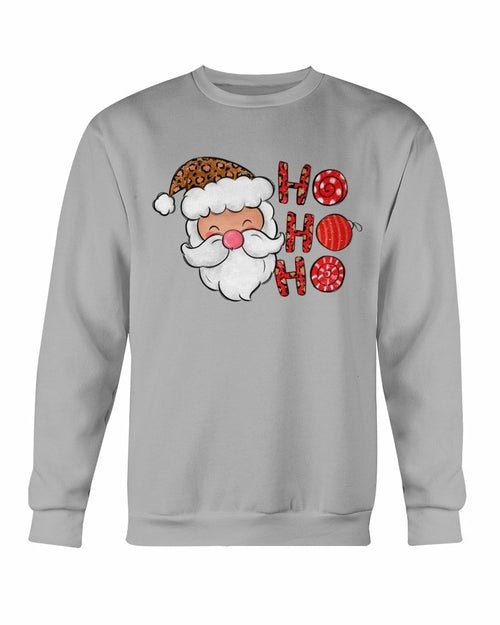 HO HO HO Santa Christmas Sweatshirt - Wear and Wander