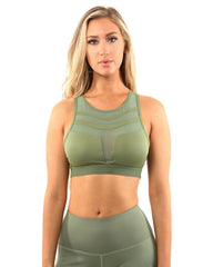 Huntington Set - Leggings & Sports Bra - Olive Green - Wear and Wander