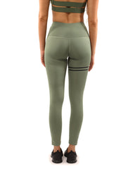 Huntington Set - Leggings & Sports Bra - Olive Green - Wear and Wander