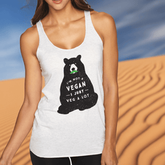 "I'm Not A Vegan, I Just Veg A Lot" Tank - Wear and Wander