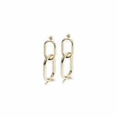 Interlocking Hoop Earrings - Wear and Wander