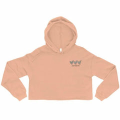 Jacki Easlick Three Chickens Crop Hoodie - Wear and Wander
