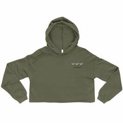 Jacki Easlick Three Chickens Crop Hoodie - Wear and Wander