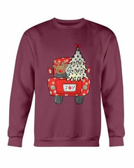 Joy Christmas Tree Truck Sweatshirt - Wear and Wander