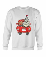 Joy Christmas Tree Truck Sweatshirt - Wear and Wander