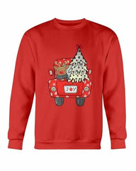 Joy Christmas Tree Truck Sweatshirt - Wear and Wander
