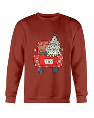 Joy Christmas Tree Truck Sweatshirt - Wear and Wander