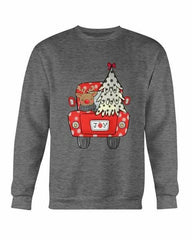 Joy Christmas Tree Truck Sweatshirt - Wear and Wander