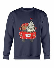 Joy Christmas Tree Truck Sweatshirt - Wear and Wander