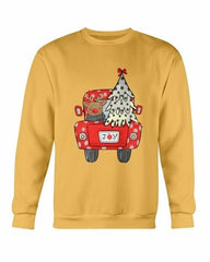 Joy Christmas Tree Truck Sweatshirt - Wear and Wander