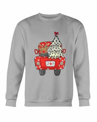Joy Christmas Tree Truck Sweatshirt - Wear and Wander
