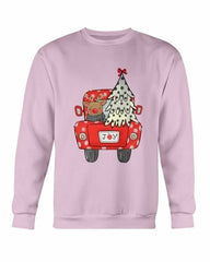 Joy Christmas Tree Truck Sweatshirt - Wear and Wander